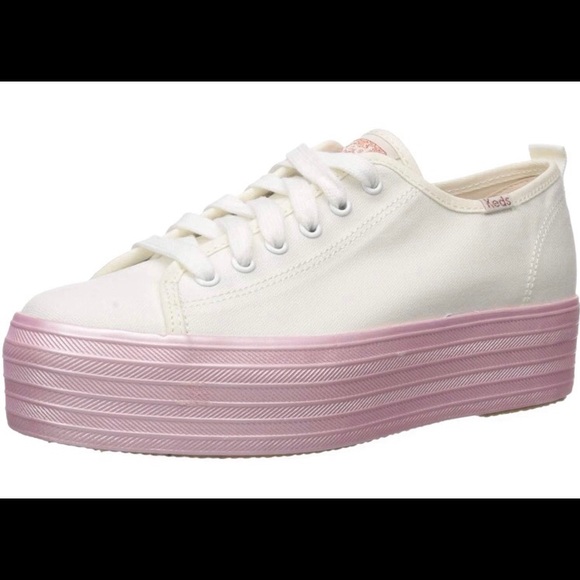 Keds triple Up Shimmer sneakers. - Picture 3 of 7